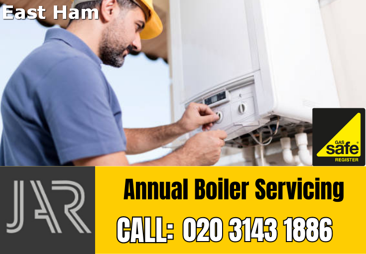 annual boiler servicing East Ham